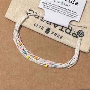 PURA VIDA White Birthday Party Malibu NEW!